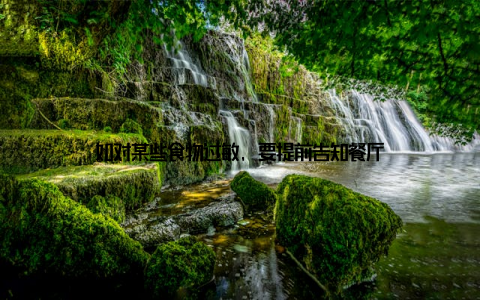 如对某些食物过敏, 要提前告知餐厅